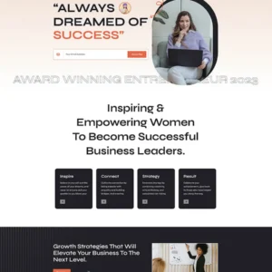 SheNetwork - Women Empowerment Website For Elementor