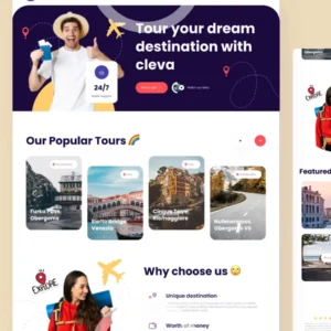 TourDaily -Travel Agency Website For Elementor